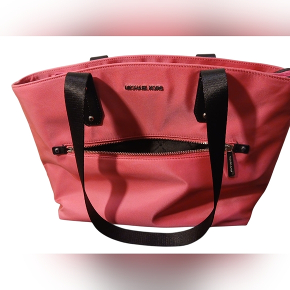 Michael Kors - NWT, Hot Pink Polly Bag, 2 Zippered Pockets, 1 Open Pocket, - Picture 14 of 14